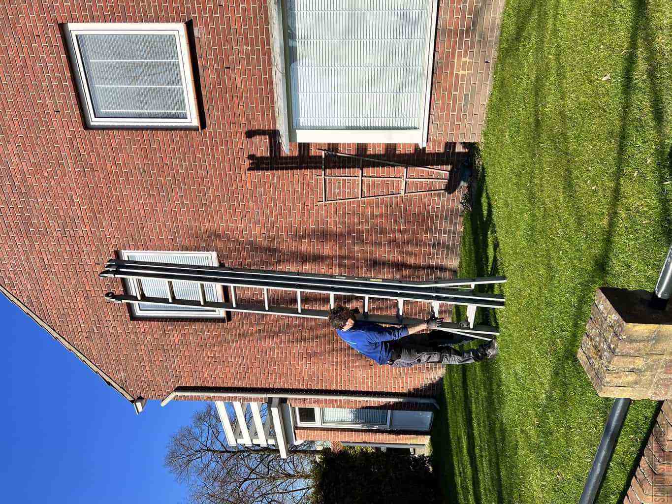 Helmond schoorsteenveger huis ladder